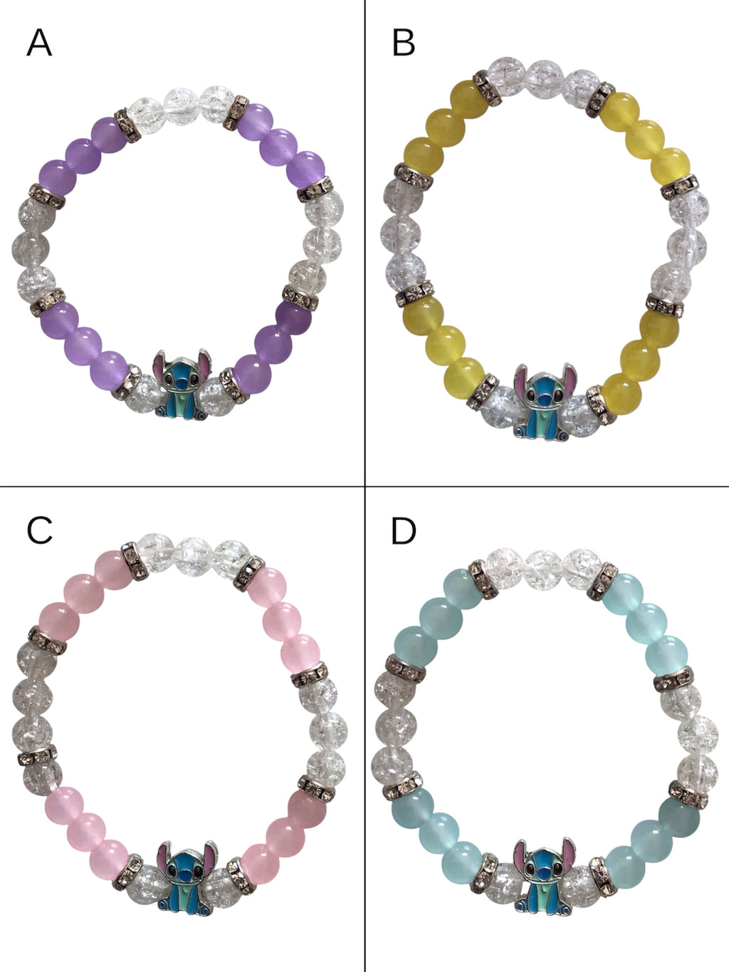 Bracelet d amitié en verre